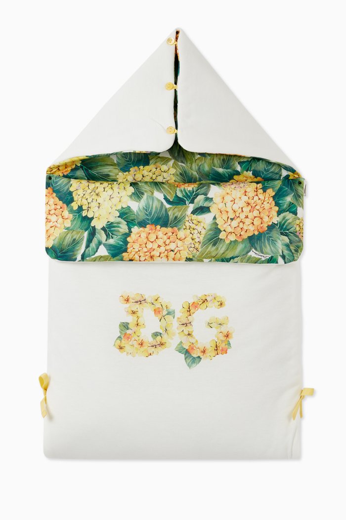 

D&G Sleeping Bag with Floral Print in Cotton, Multicolour