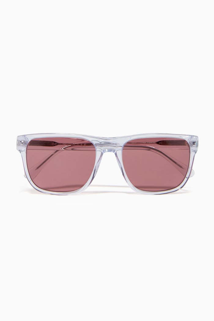 

D-Frame Sunglasses in Acetate, Purple