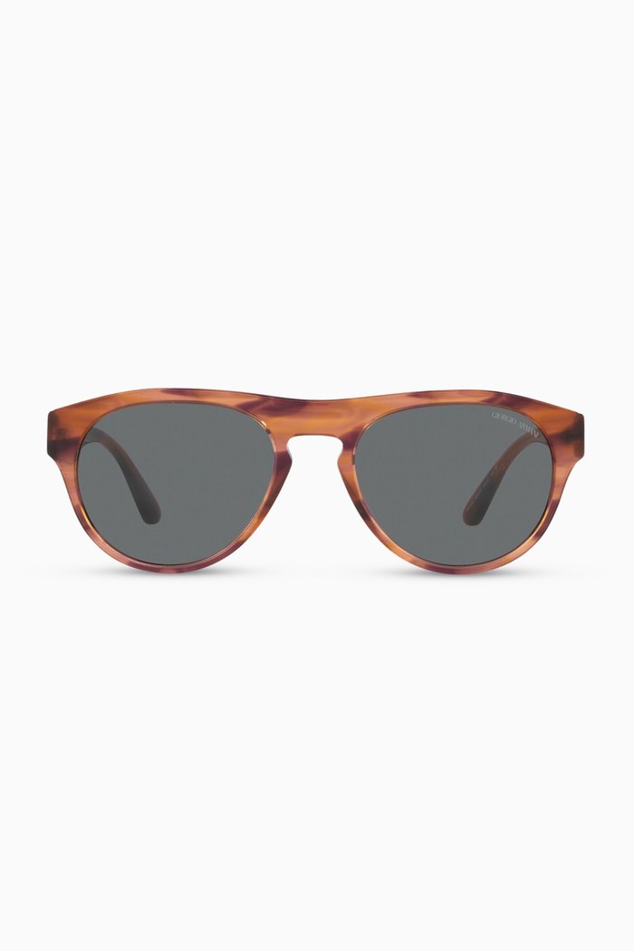 

Aviator Sunglasses in Acetate, Grey