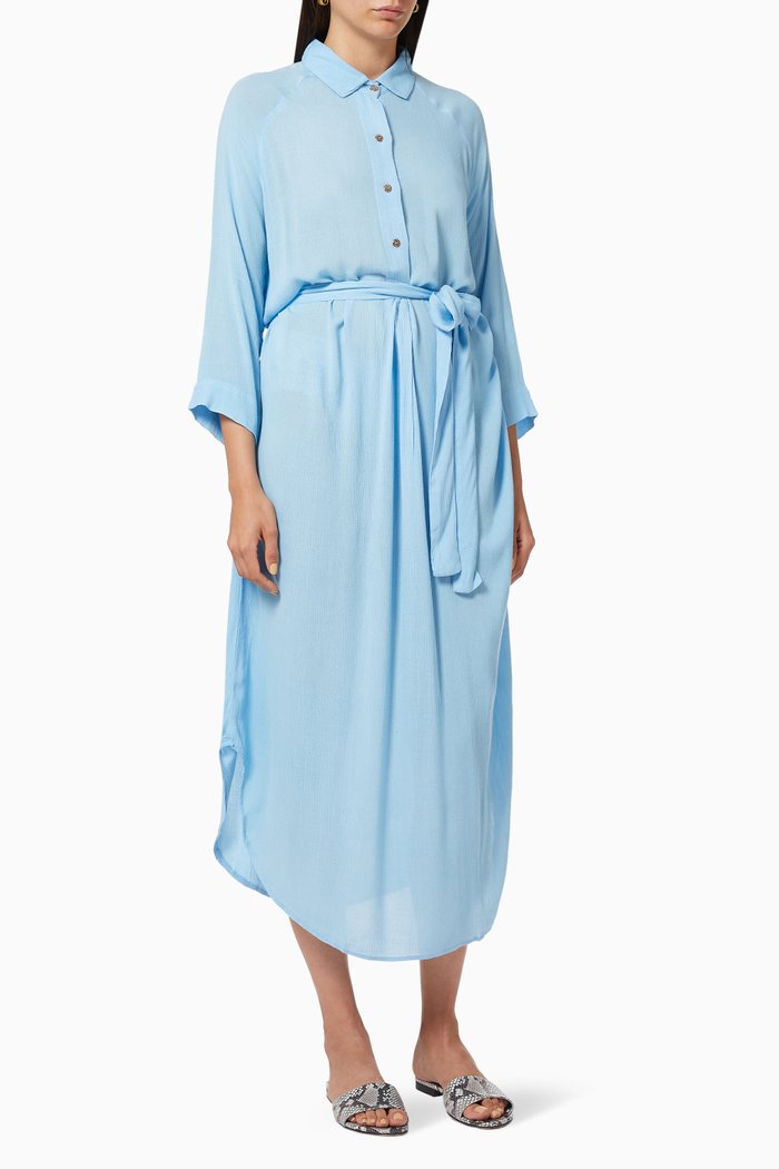 

Alesha Shirt Dress, Blue
