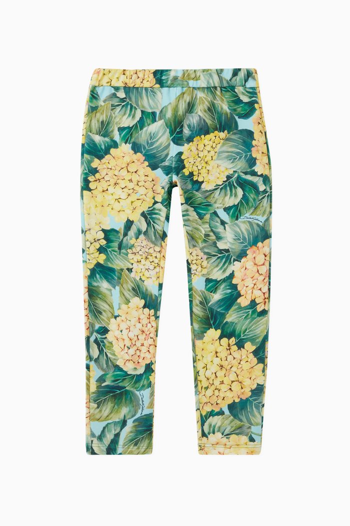

Leggings in Floral Cotton, Multicolour