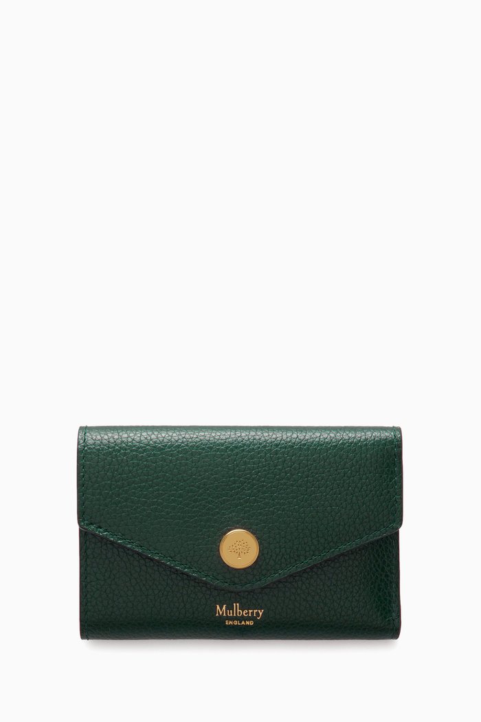 

Multi-card Wallet in Small Classic Grain Leather, Green