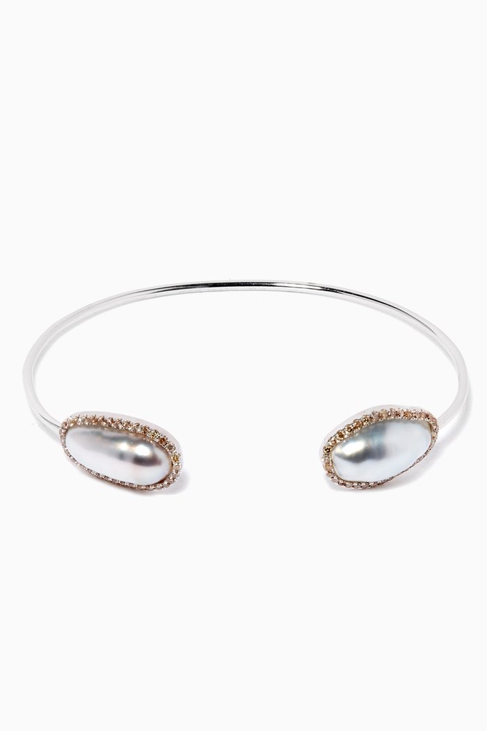 Zoya Pandore Bangle, Silver