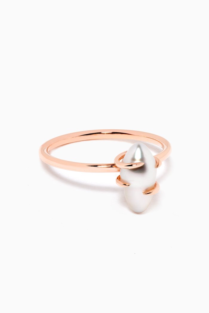 

Pearl Ring in 18kt Rose Gold