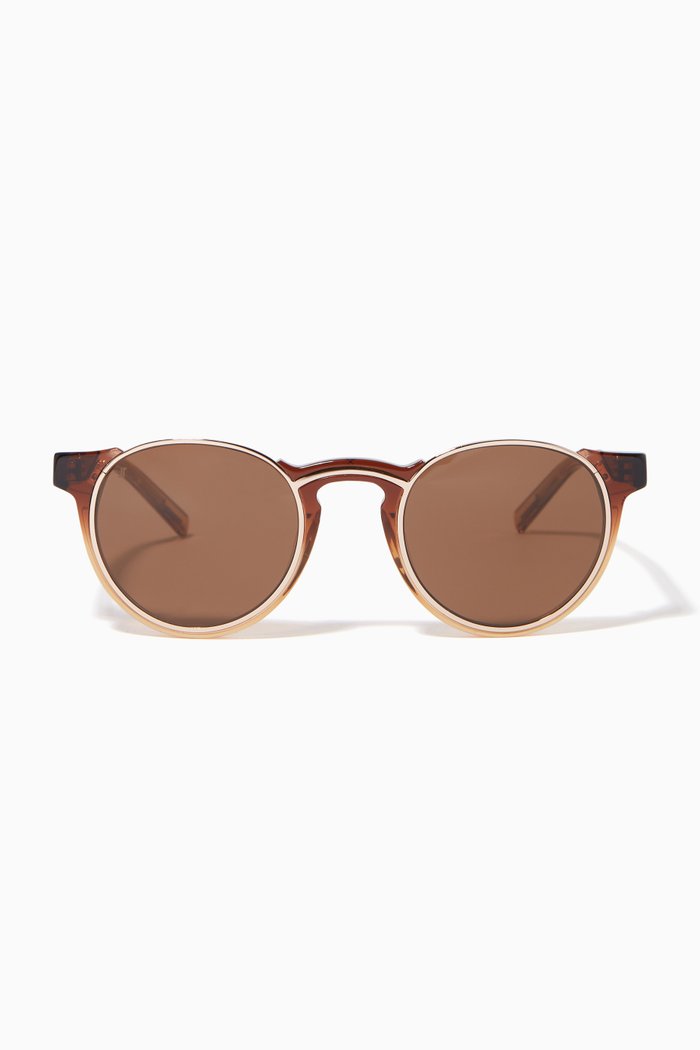 

The E-001 Sunglasses in Acetate & Titanium, Multicolour