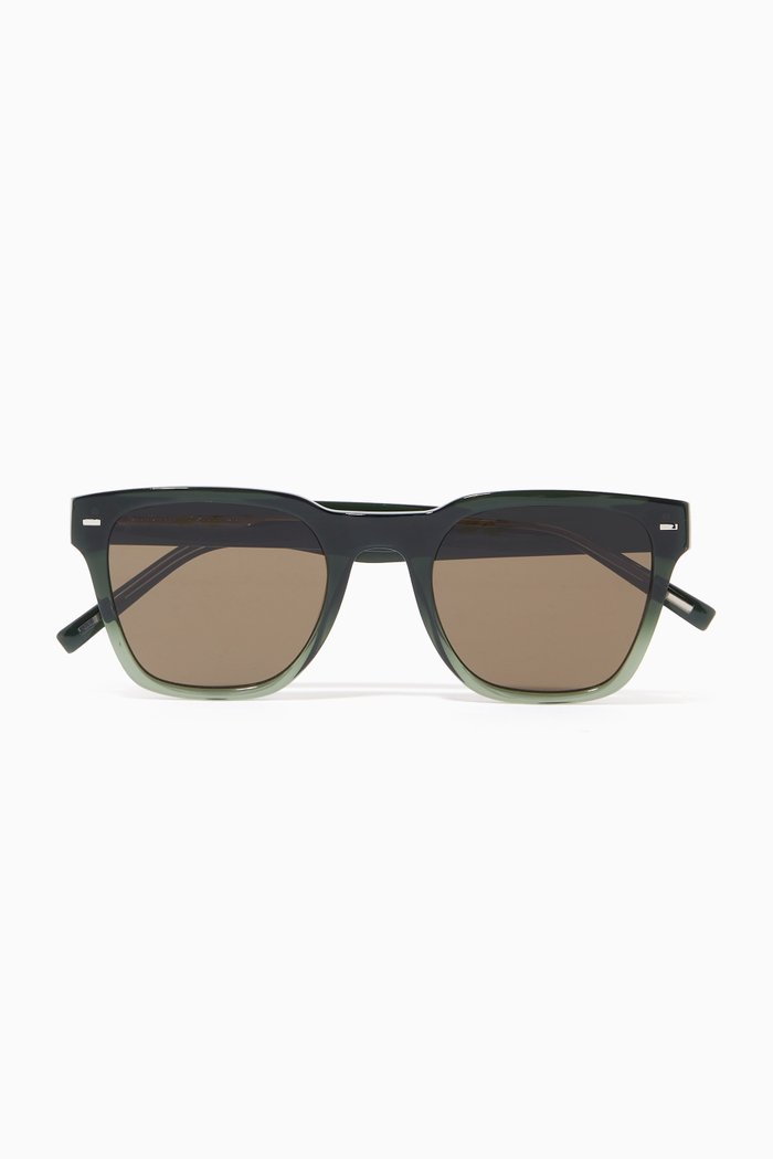 

The E-010 Sunglasses in Acetate, Green