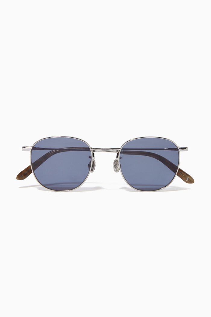 The Splash 2 Sunglasses in Metal, Blue