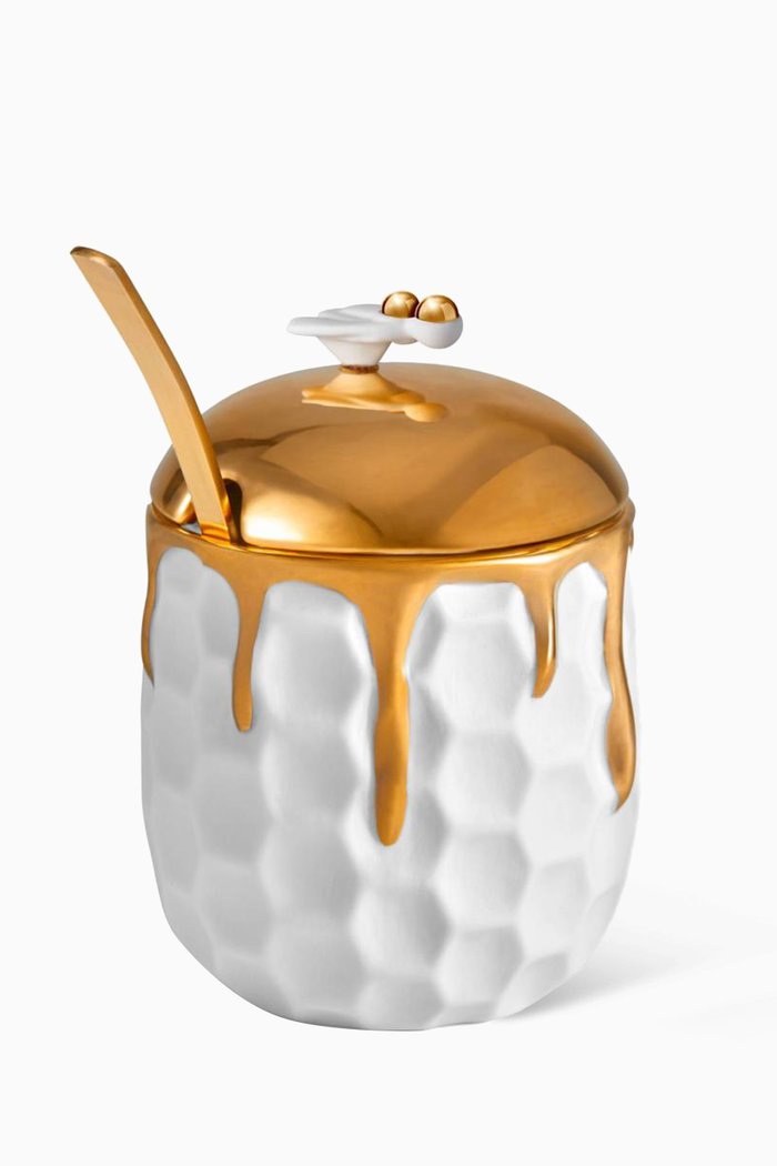 

Beehive Honeypot, White