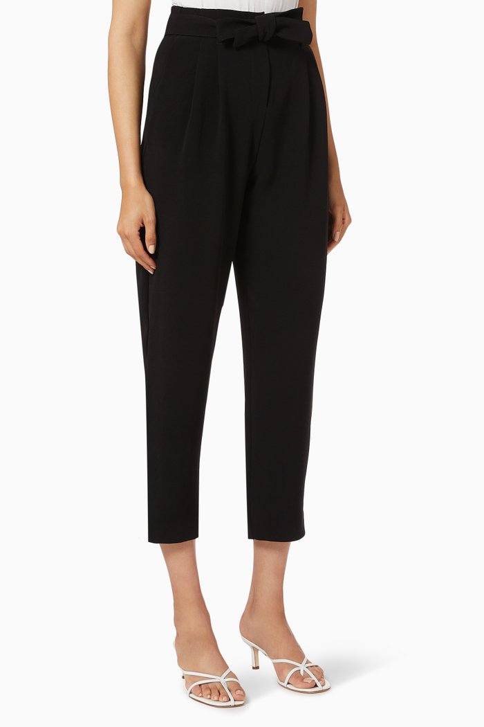 

Raphaela 2 Carrot-fit Trousers, Black