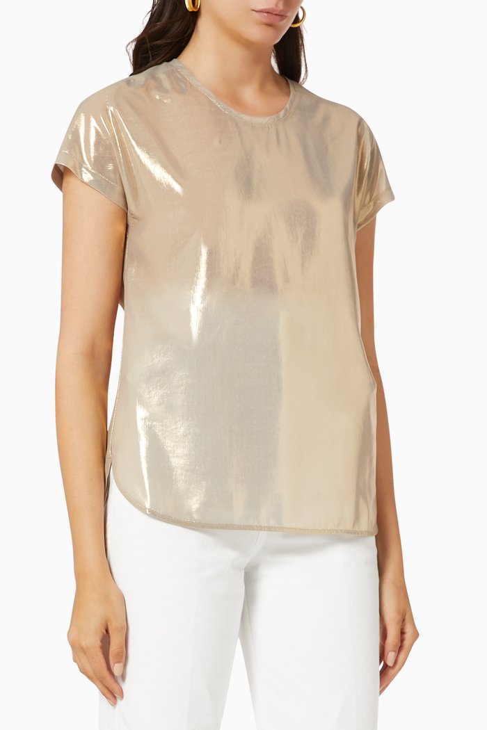 

Farida Blouse in Silk, White
