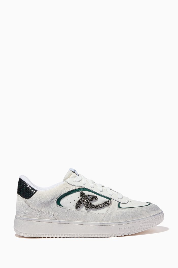 

Liquirizia Low Top 2 Sneakers in Vintage Patent Leather, White