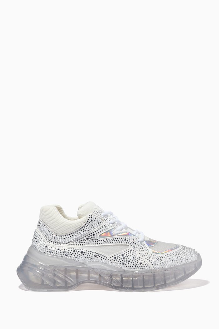 

Rubino Diamond Oversized Sneakers, White