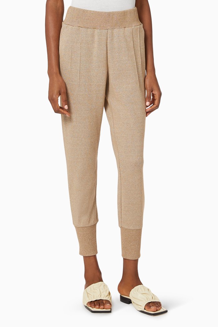 

Amberley Sweatpants in Ribbed Pique, Neutral