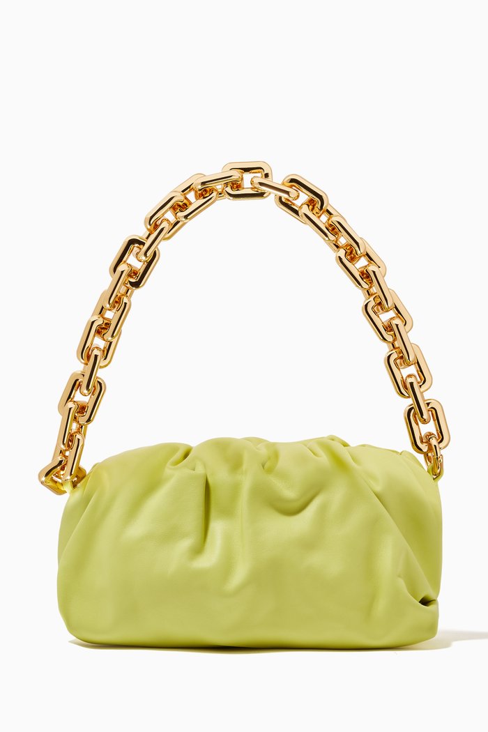 

The Chain Pouch in Nappa Calfskin, Green