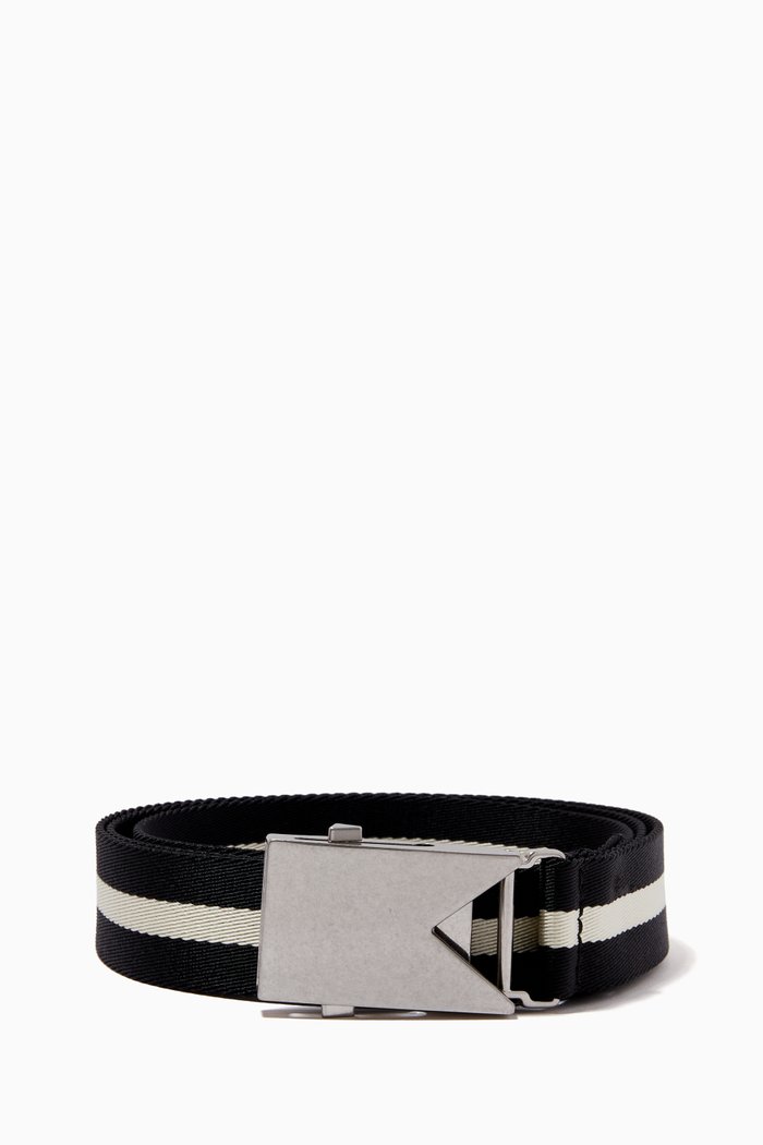 

Belt with Ribbon Strap, Black