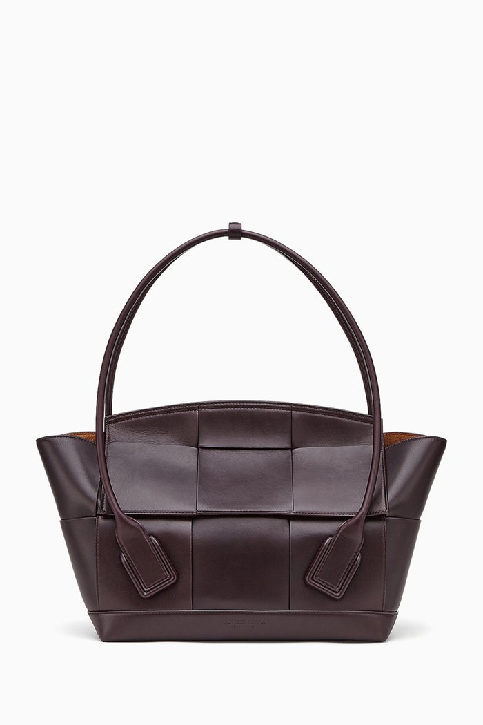 

Medium Arco Bag in French Calf, Purple