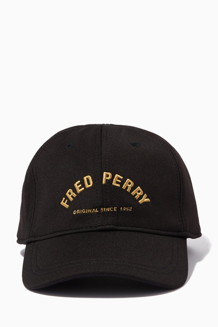 

Arch Branded Cap in Tricot, Black