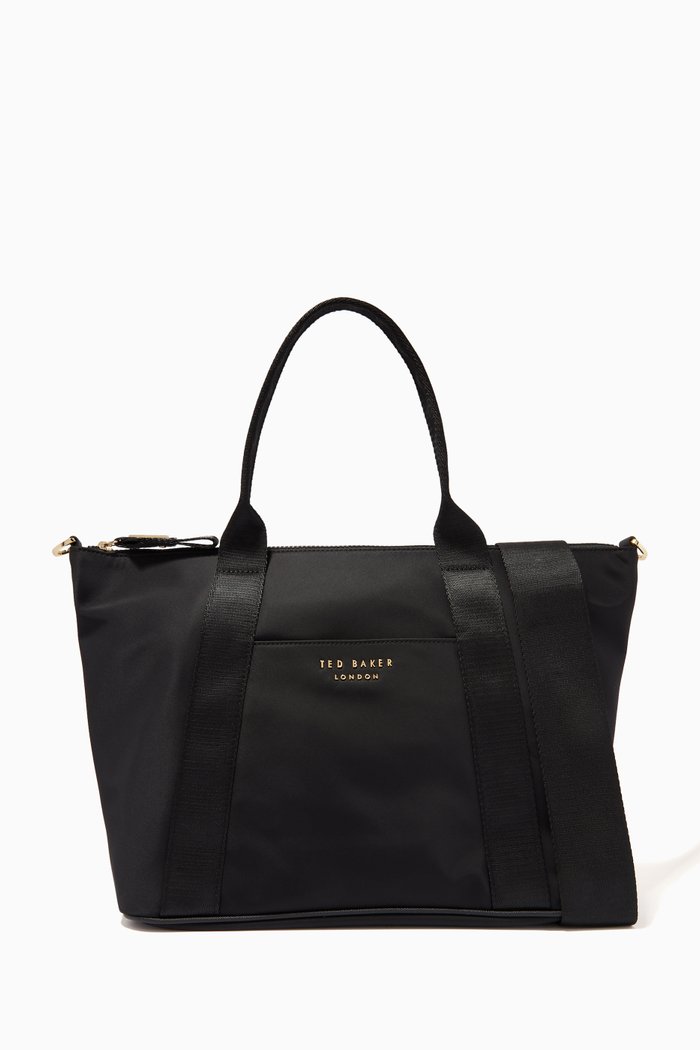 

Nanccie Small Tote Bag in Nylon, Black