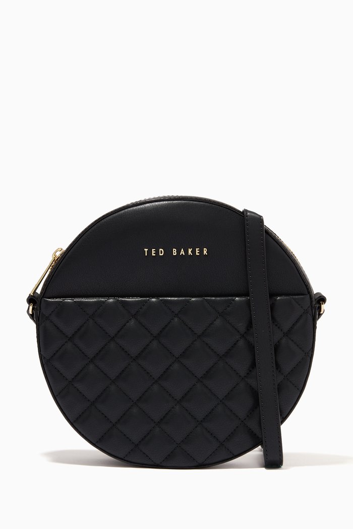 

Cirus Crossbody Bag in Quilted Leather, Black