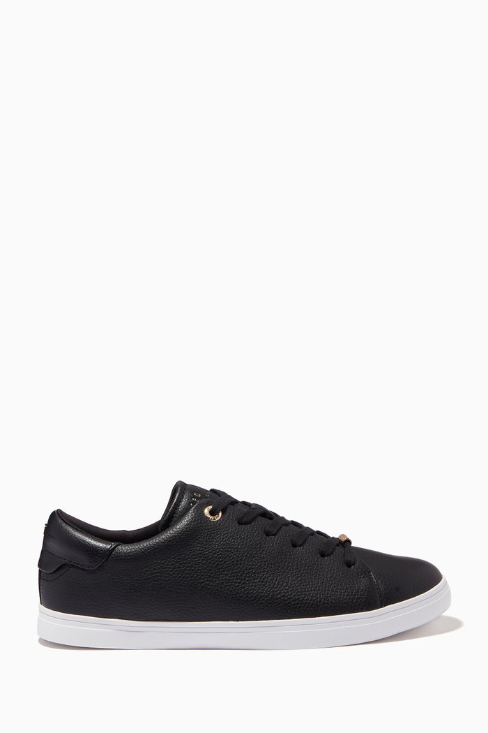 

Feeka Trainers in Leather, Black