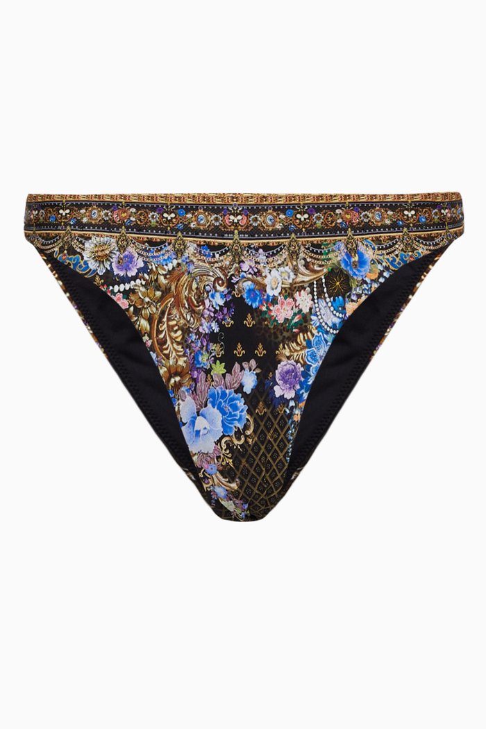 

Palace Playhouse High Leg Bikini Bottom in Recycled Nylon, Multicolour