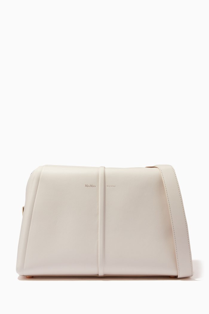 

Elsac Crossbody Bag in Leather, White