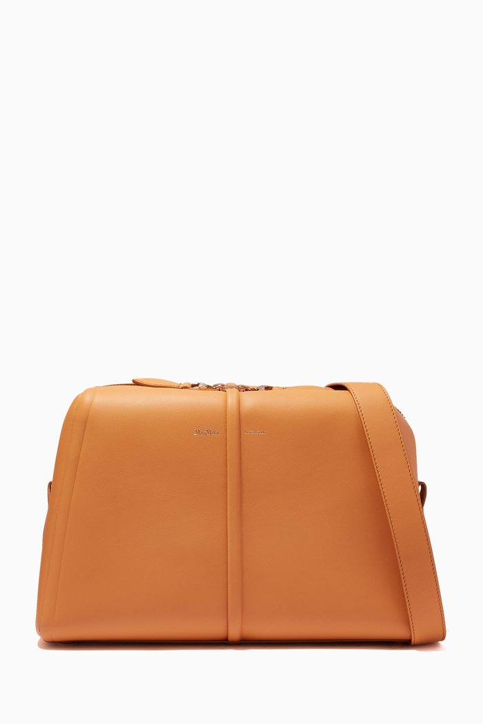 

Elsac Crossbody Bag in Leather, Neutral