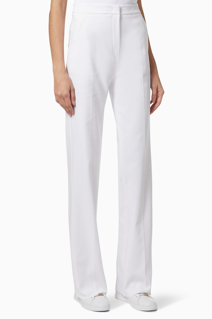 

Antares Trousers in Cotton, White