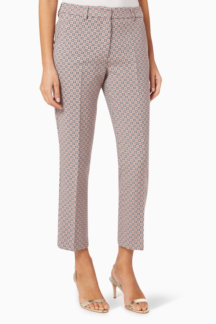 

Onore Pants in Cotton Jacquard, Pink