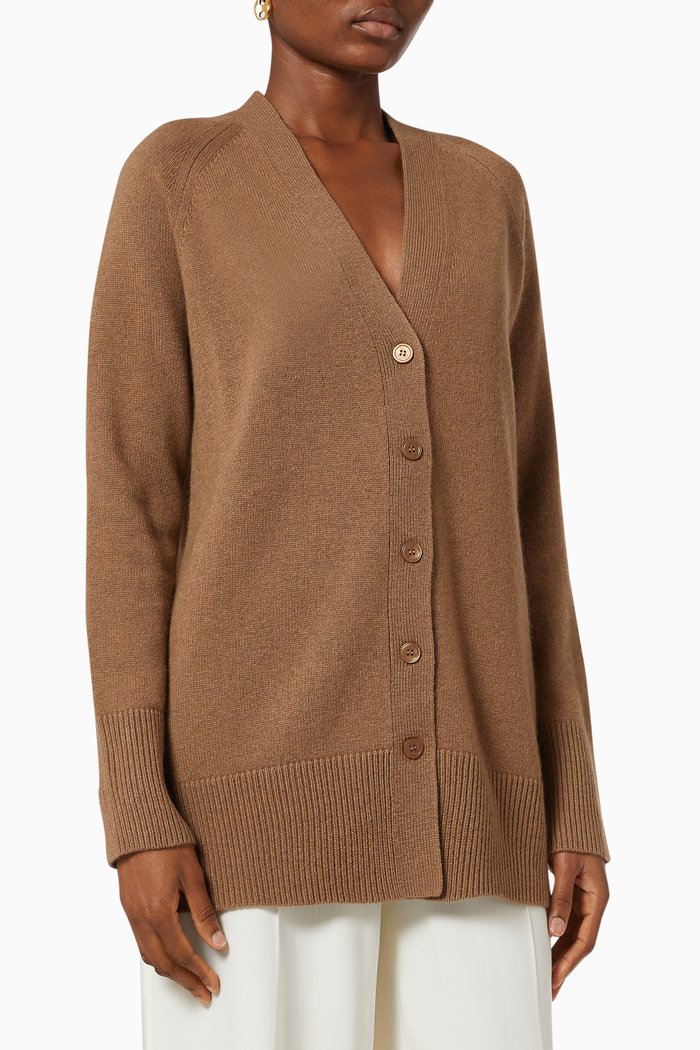 

Uranio Cardigan in Wool, Brown