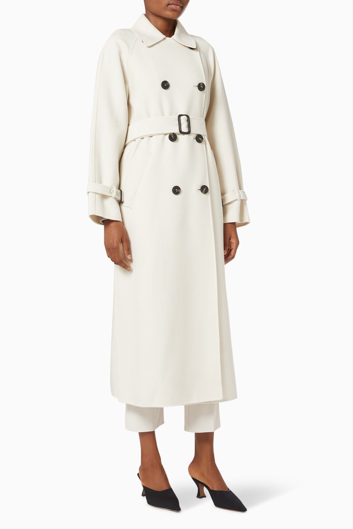 

Potente Coat in Wool, White