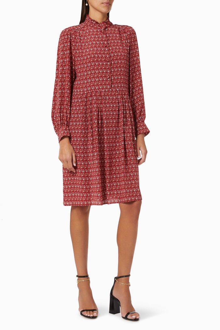 

Verbas Dress in Silk Crepe de Chine, Multicolour