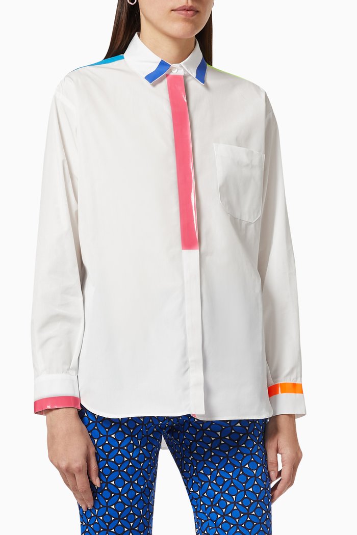 

Canneti Shirt in Cotton Poplin, White