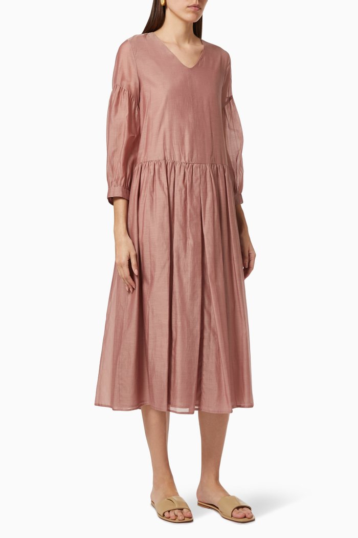 

Adorno Dress in Cotton, Neutral