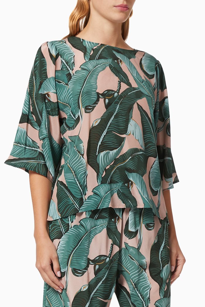 

Avori Blouse in Silk Crepe de Chine, Multicolour