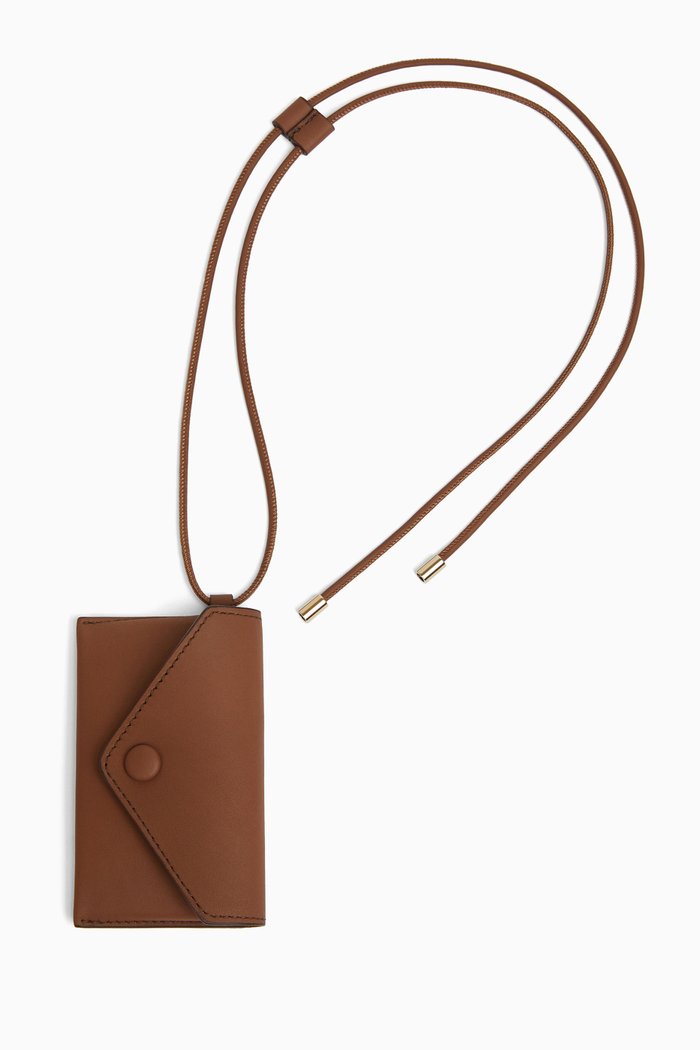 

Dula Card Case in Leather, Brown
