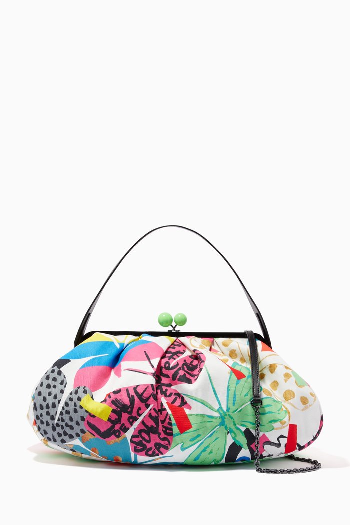 

Epica Large Pasticcino Bag in Olona Canvas & Leather, Multicolour