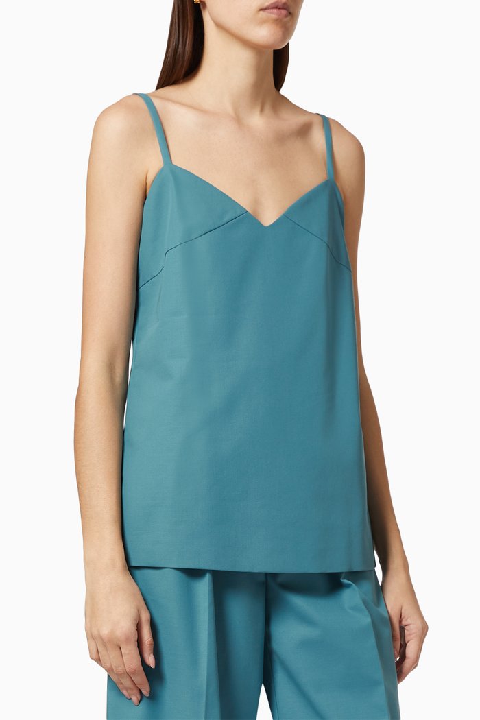 

Austria Top in Cotton, Blue