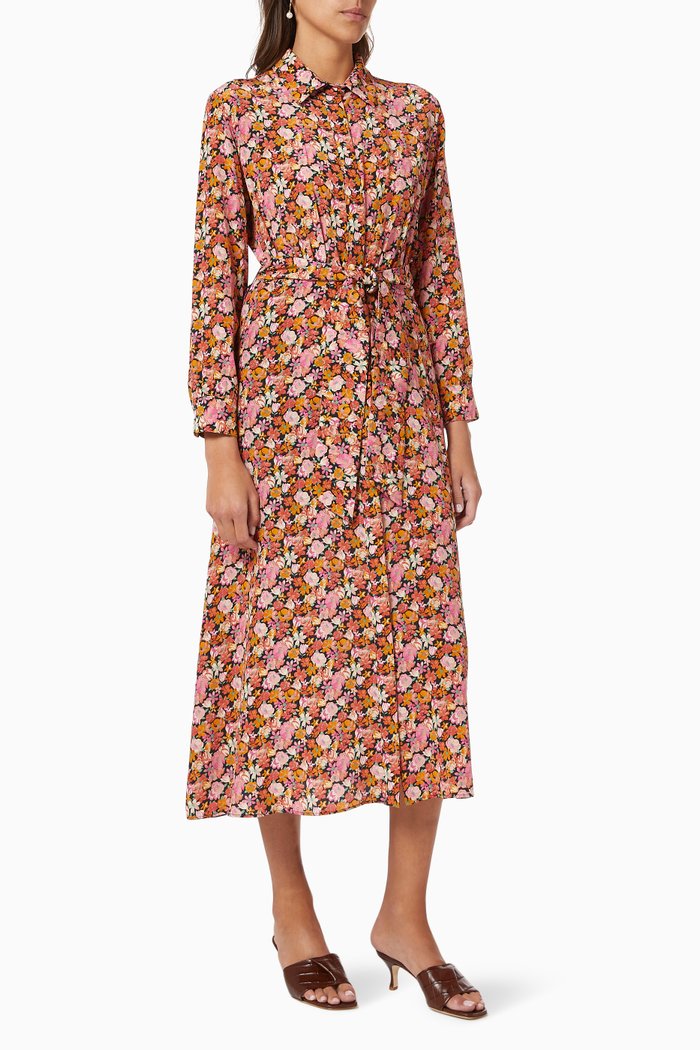 

Miss Dress in Silk Crepe de Chine, Multicolour