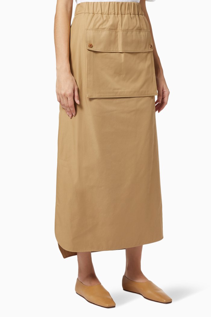 

Tabacco Skirt in Twill, Brown