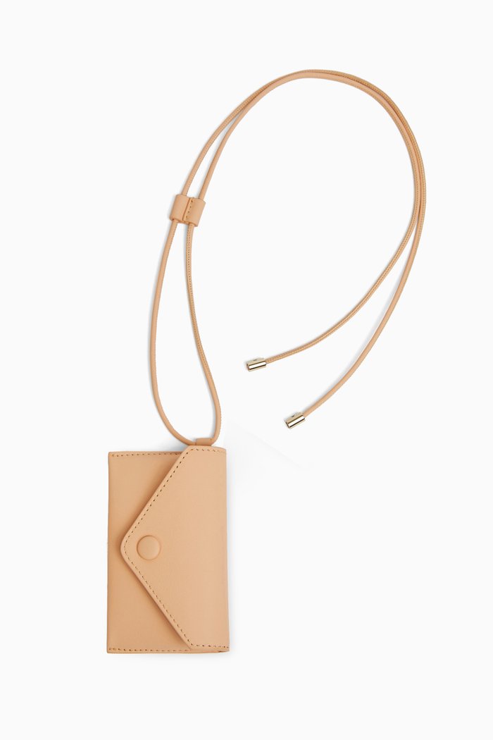 

Dula Card Case in Leather, Pink