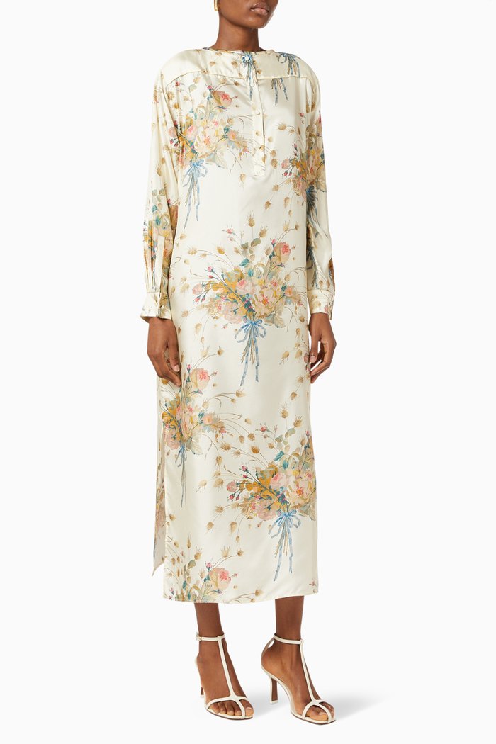 

Mirko Dress in Silk, Neutral