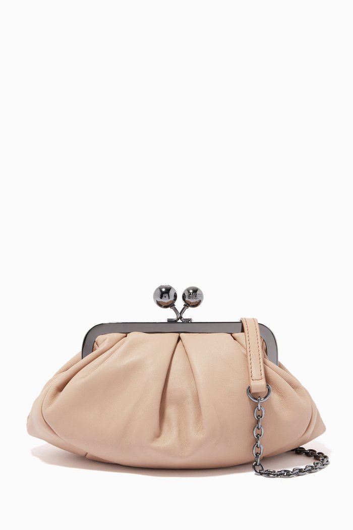 

Prati Small Pasticcino Bag in Plongé Nappa, Pink