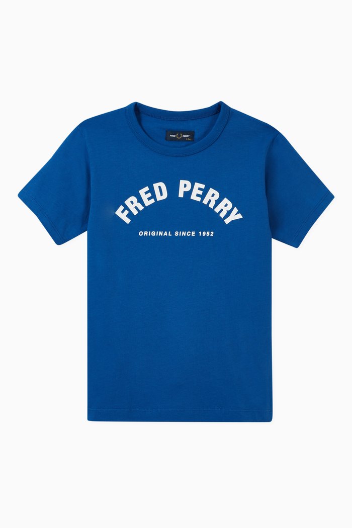 

Arch Branded T-shirt in Cotton, Blue
