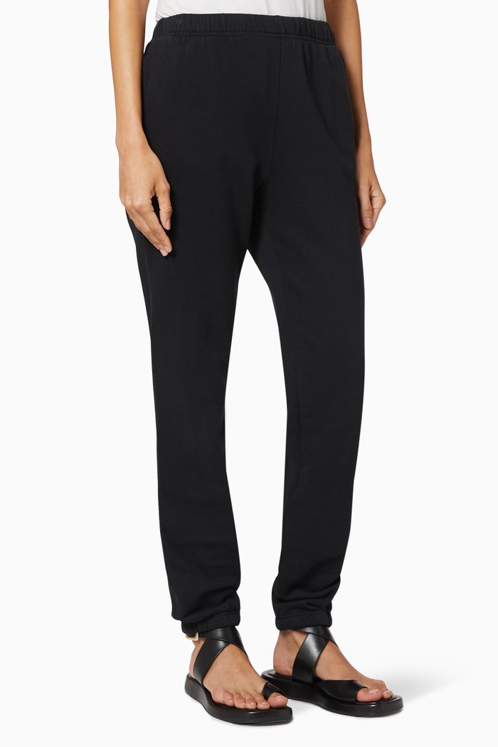 

Boyfriend Sweatpants in Cotton, Black