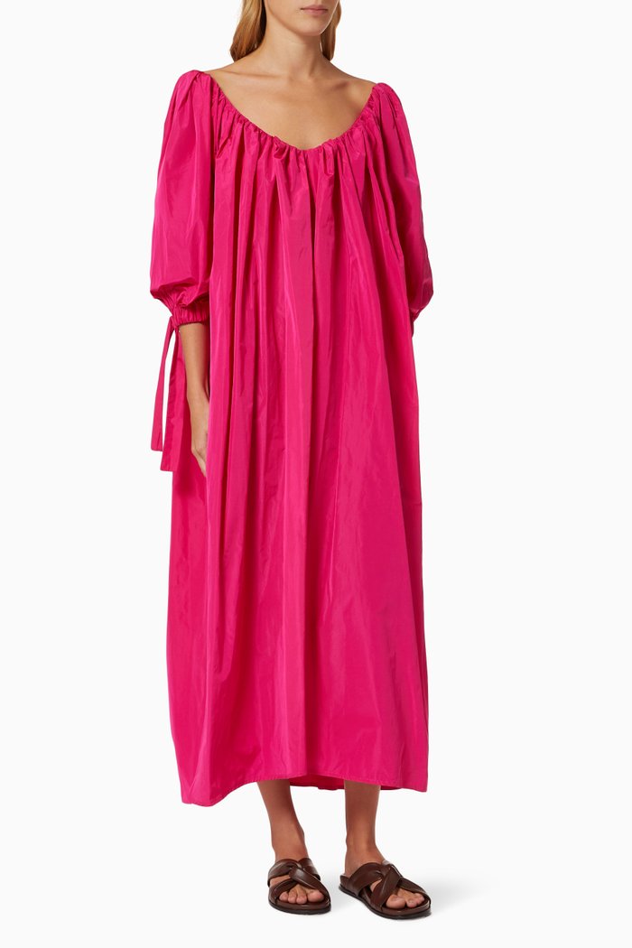 

Abito Pleated Dress, Pink