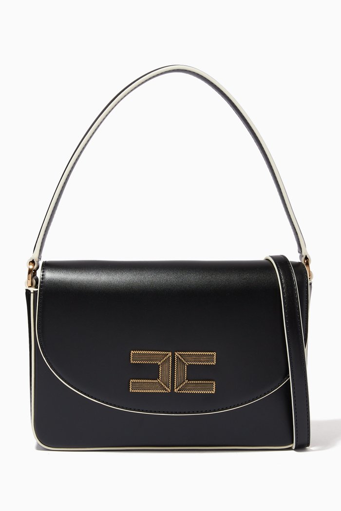 

Medium Box Bag in Faux Leather, Multicolour
