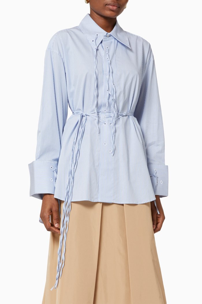 

I Love You Shirt in Cotton, Blue