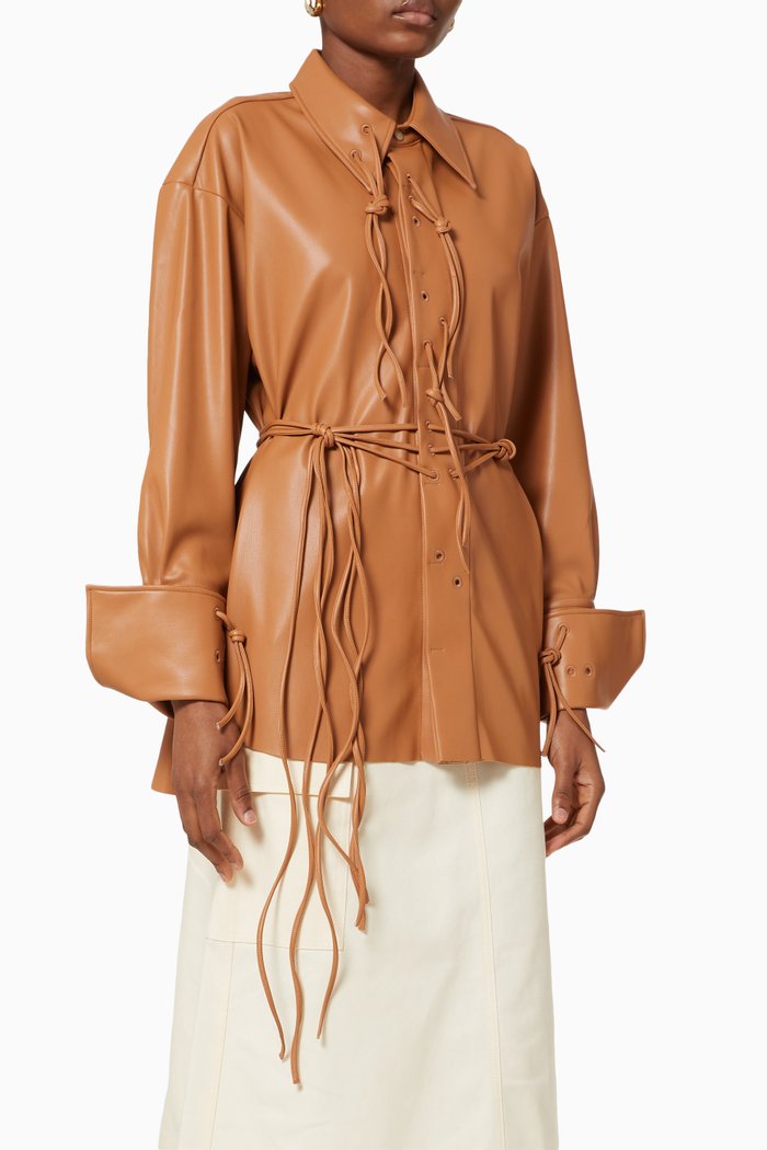 

I Love You Shirt in Cotton, Brown