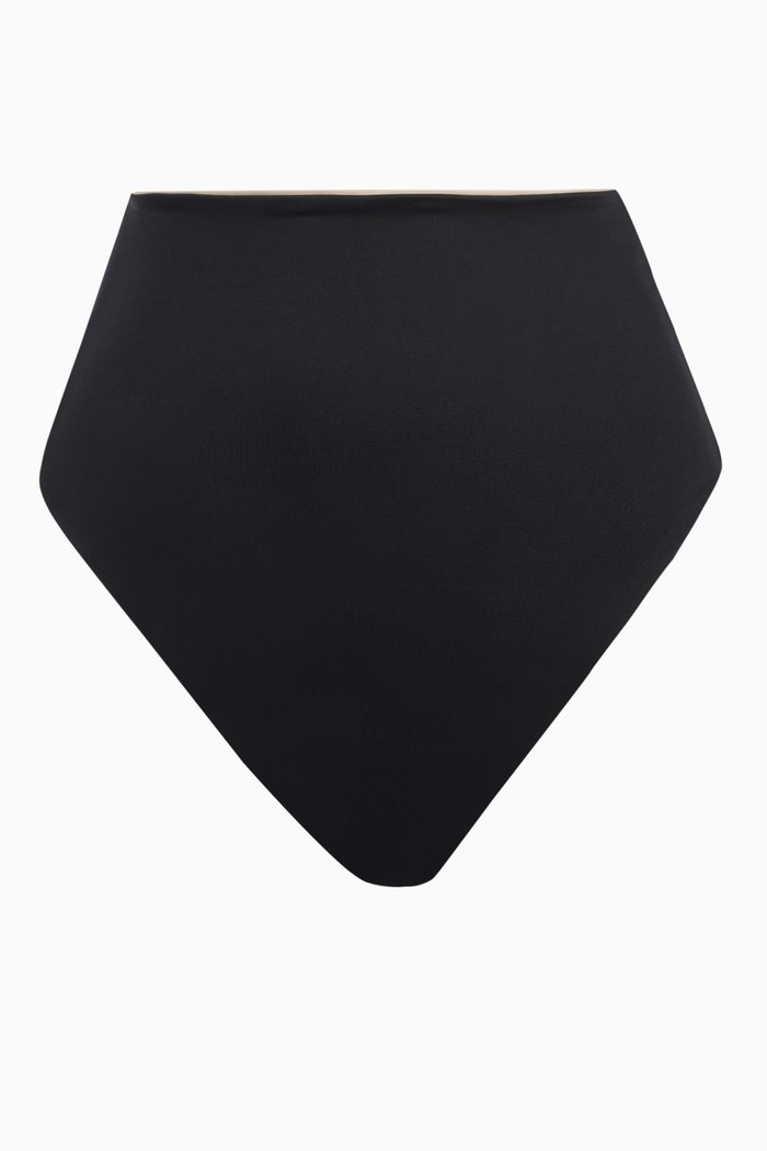 

Niche Vintage Reversible Bikini Bottom, Black